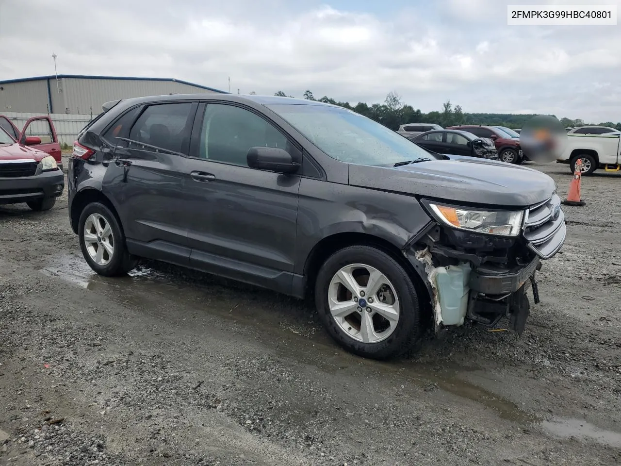 2017 Ford Edge Se VIN: 2FMPK3G99HBC40801 Lot: 67281964