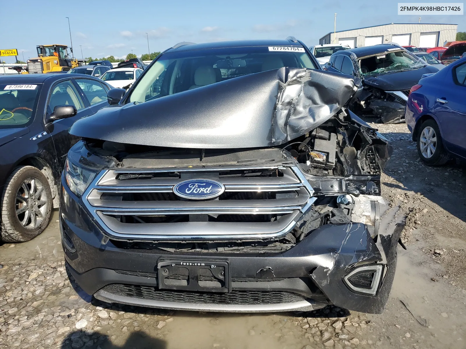 2FMPK4K98HBC17426 2017 Ford Edge Titanium