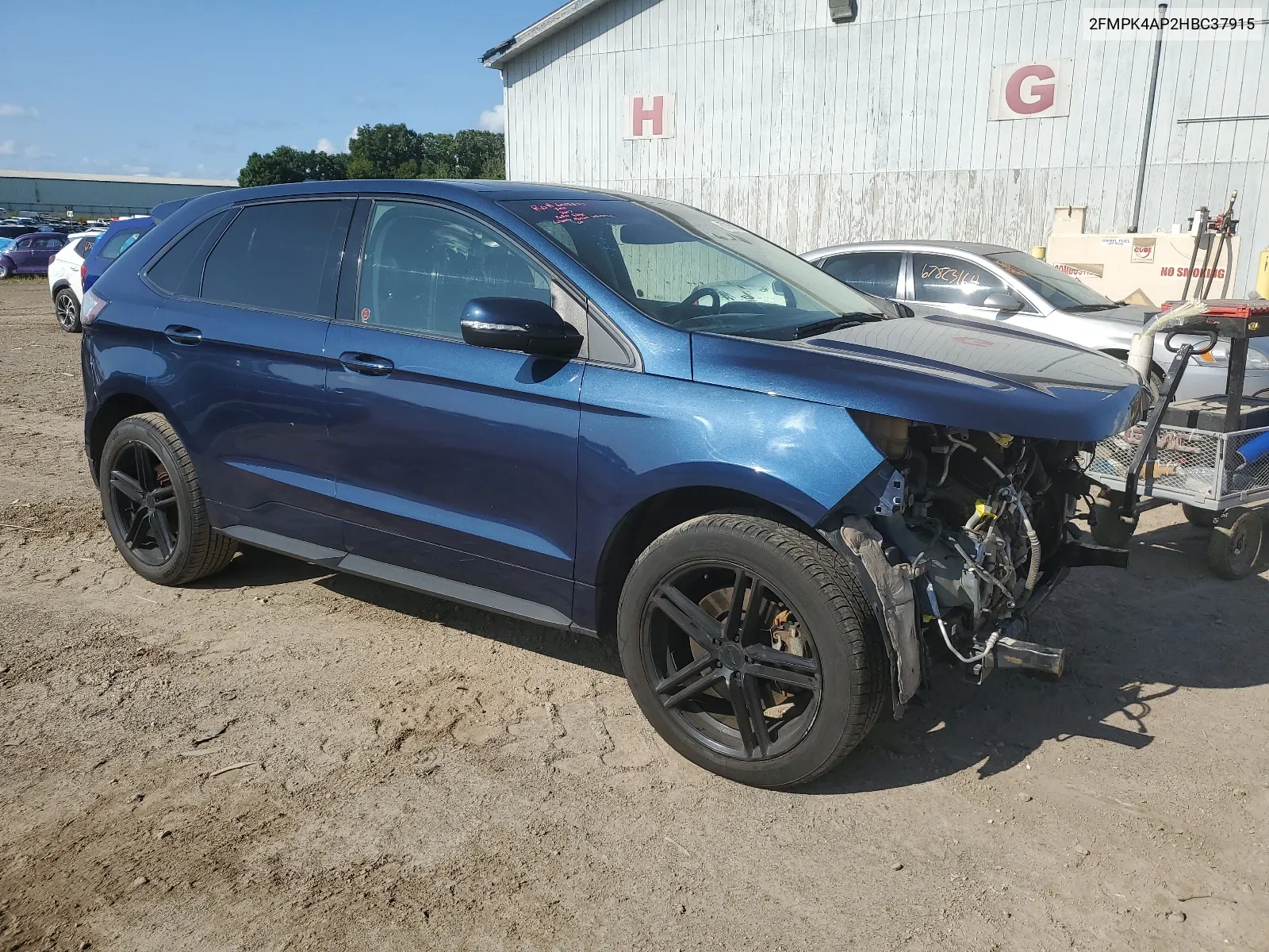 2FMPK4AP2HBC37915 2017 Ford Edge Sport