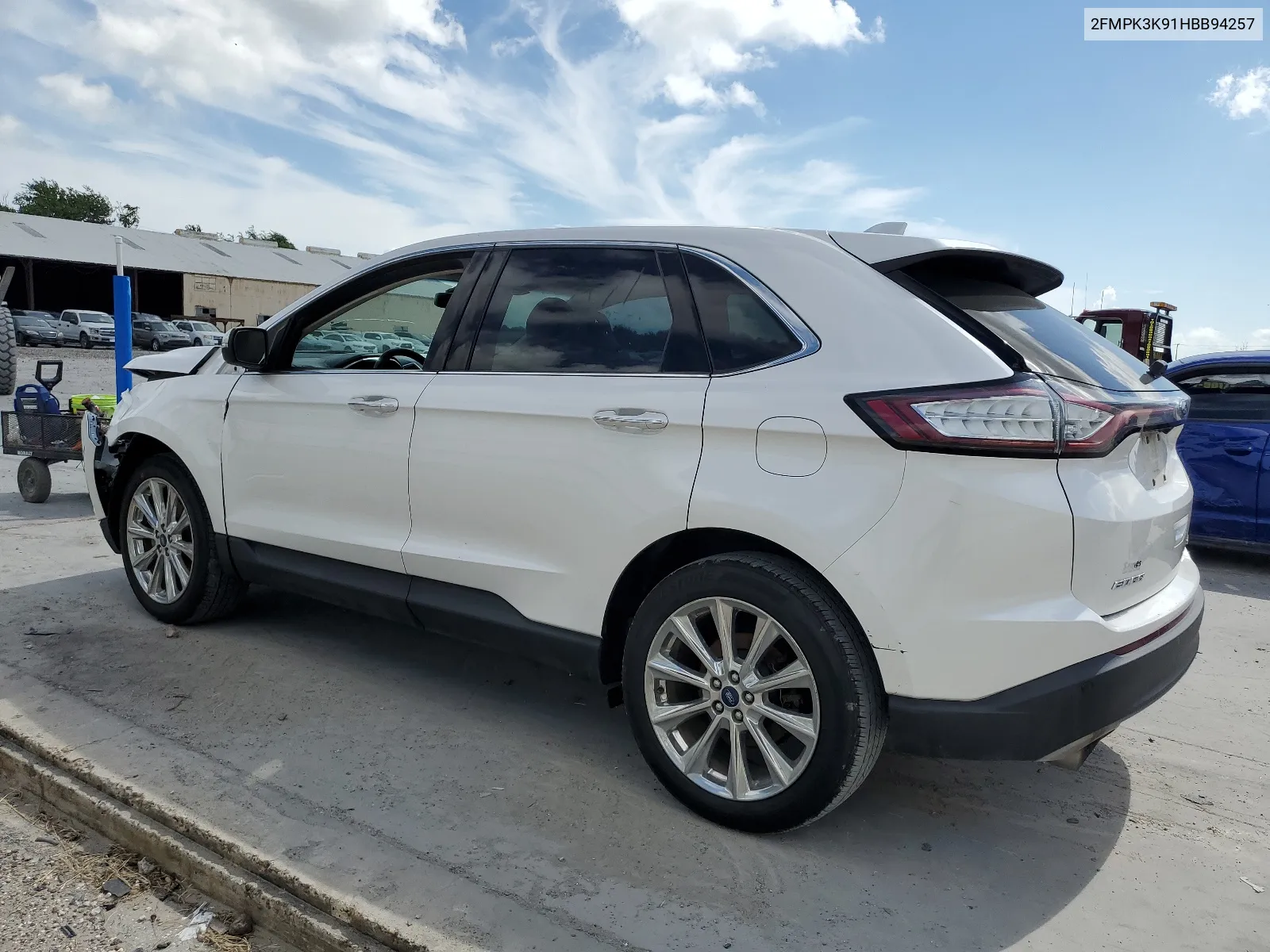 2017 Ford Edge Titanium VIN: 2FMPK3K91HBB94257 Lot: 67978794