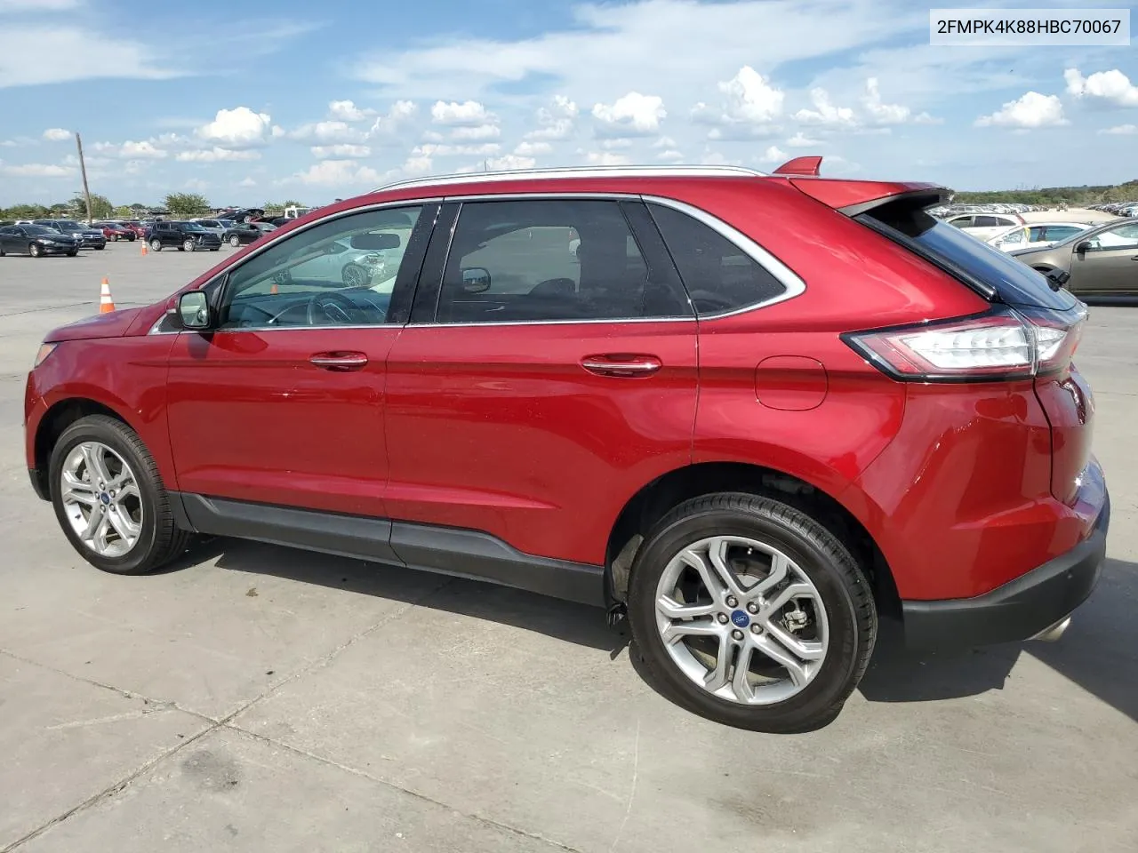 2FMPK4K88HBC70067 2017 Ford Edge Titanium