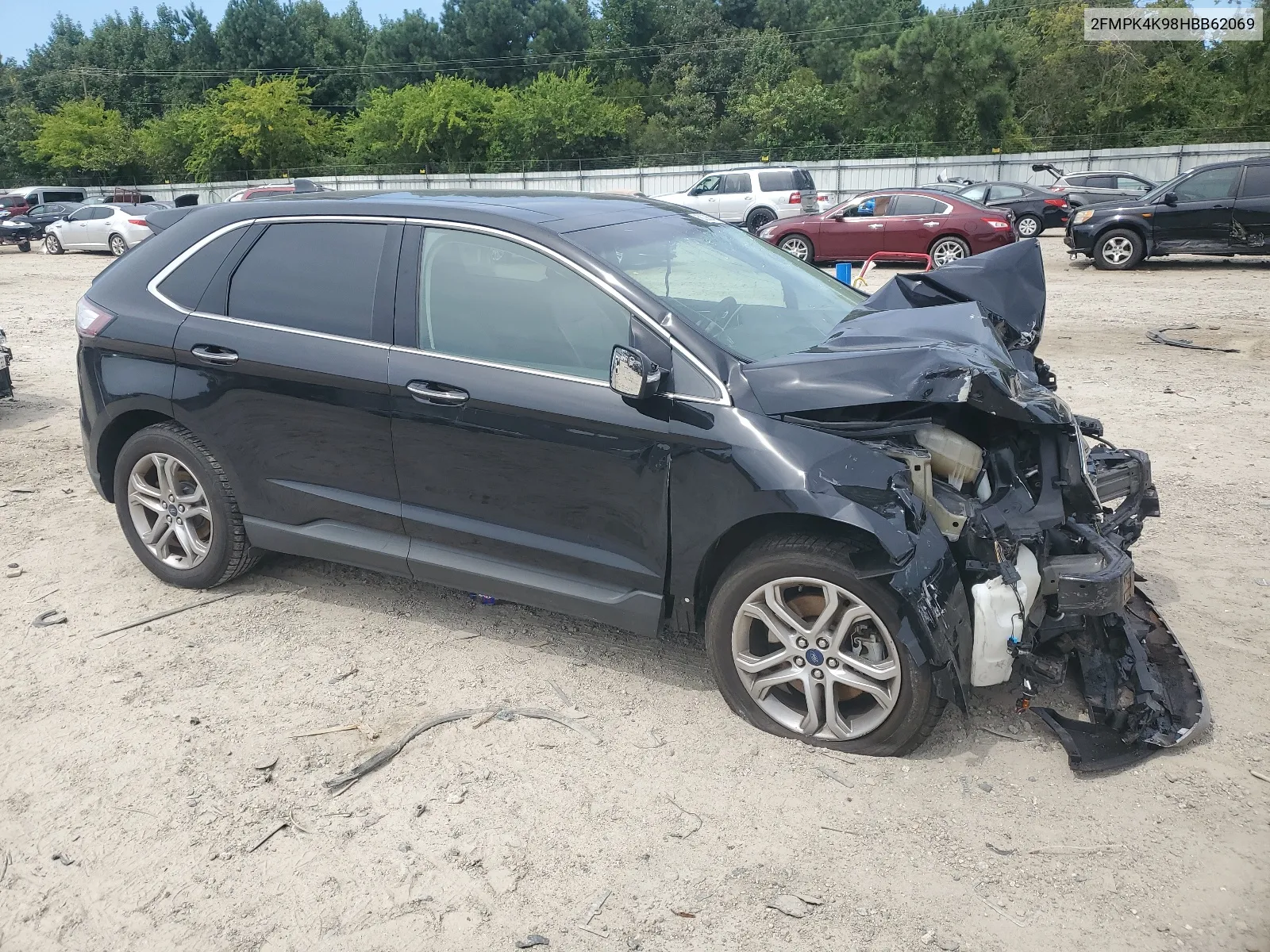 2FMPK4K98HBB62069 2017 Ford Edge Titanium