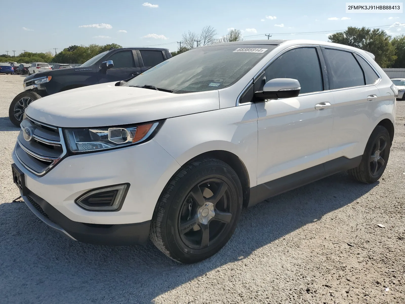 2017 Ford Edge Sel VIN: 2FMPK3J91HBB88413 Lot: 68385914