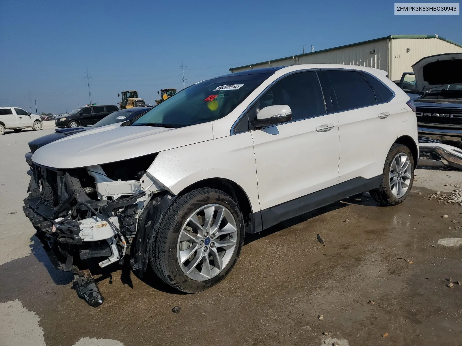 2FMPK3K83HBC30943 2017 Ford Edge Titanium