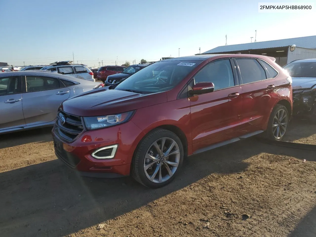 2FMPK4AP5HBB68900 2017 Ford Edge Sport