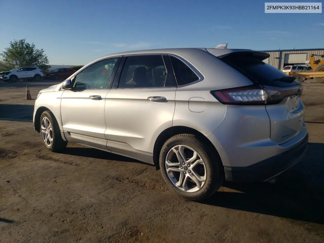 2017 Ford Edge Titanium VIN: 2FMPK3K93HBB21164 Lot: 68789574