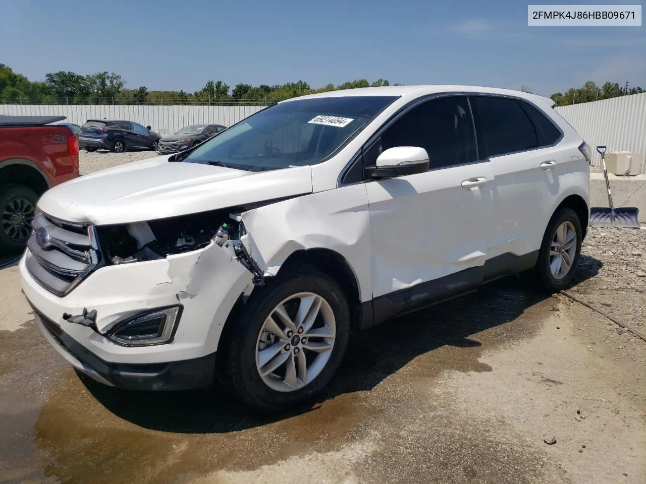 2017 Ford Edge Sel VIN: 2FMPK4J86HBB09671 Lot: 69214094