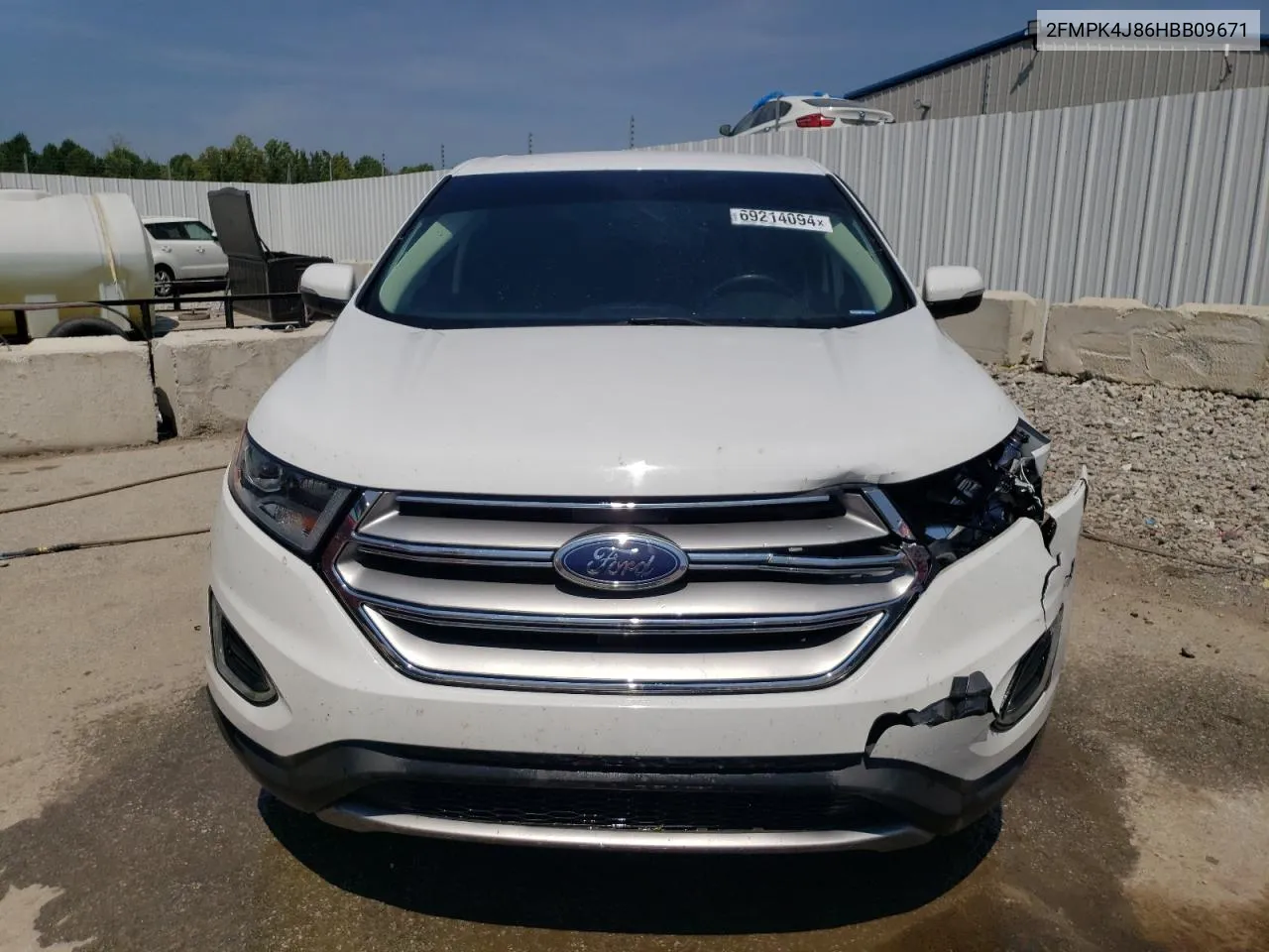 2FMPK4J86HBB09671 2017 Ford Edge Sel