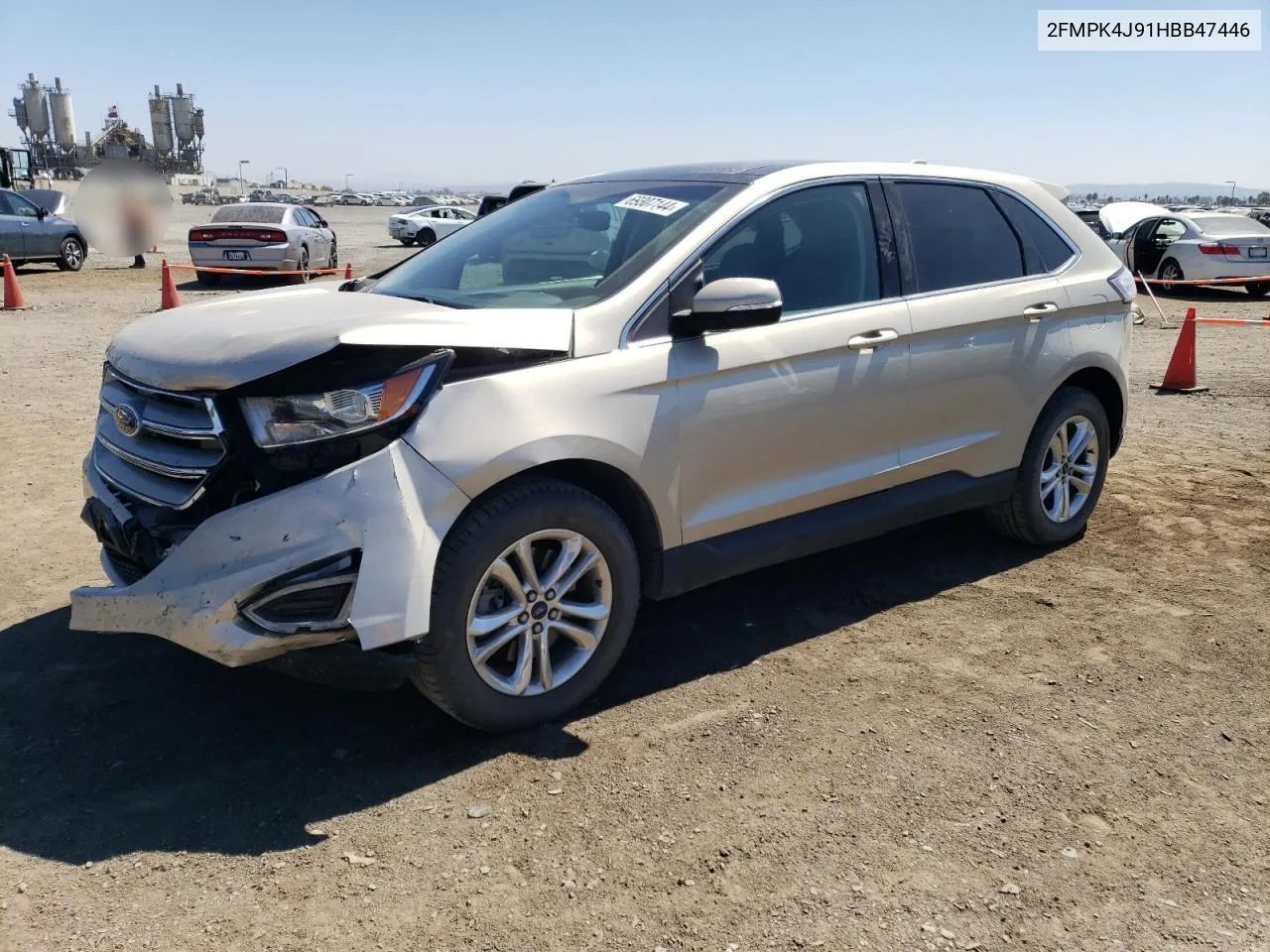 2017 Ford Edge Sel VIN: 2FMPK4J91HBB47446 Lot: 69307144