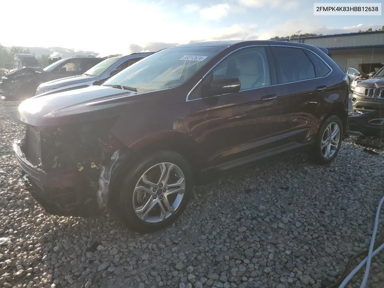 2FMPK4K83HBB12638 2017 Ford Edge Titanium