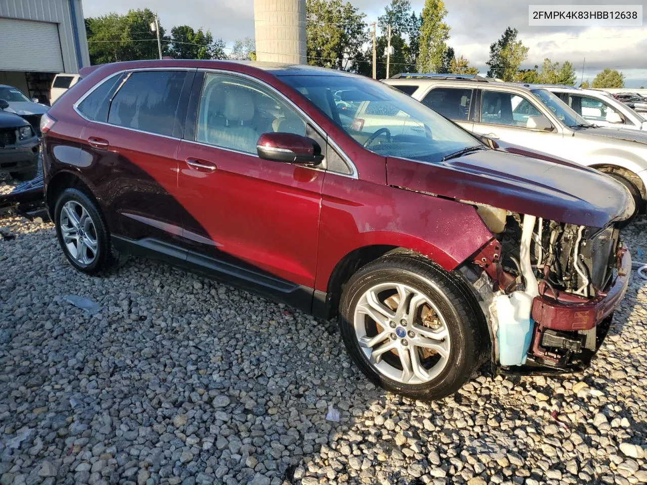 2017 Ford Edge Titanium VIN: 2FMPK4K83HBB12638 Lot: 69312624