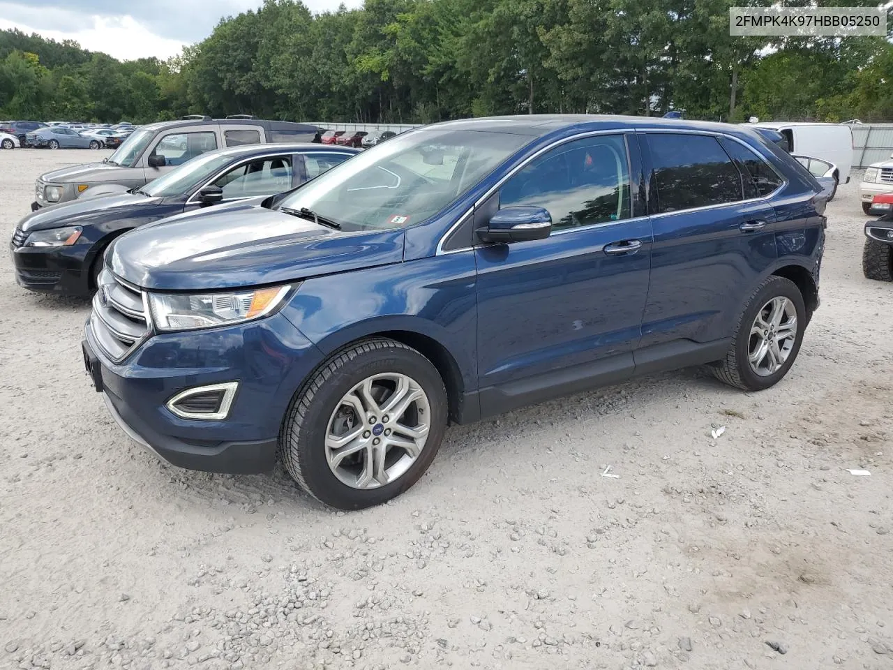 2017 Ford Edge Titanium VIN: 2FMPK4K97HBB05250 Lot: 69424744