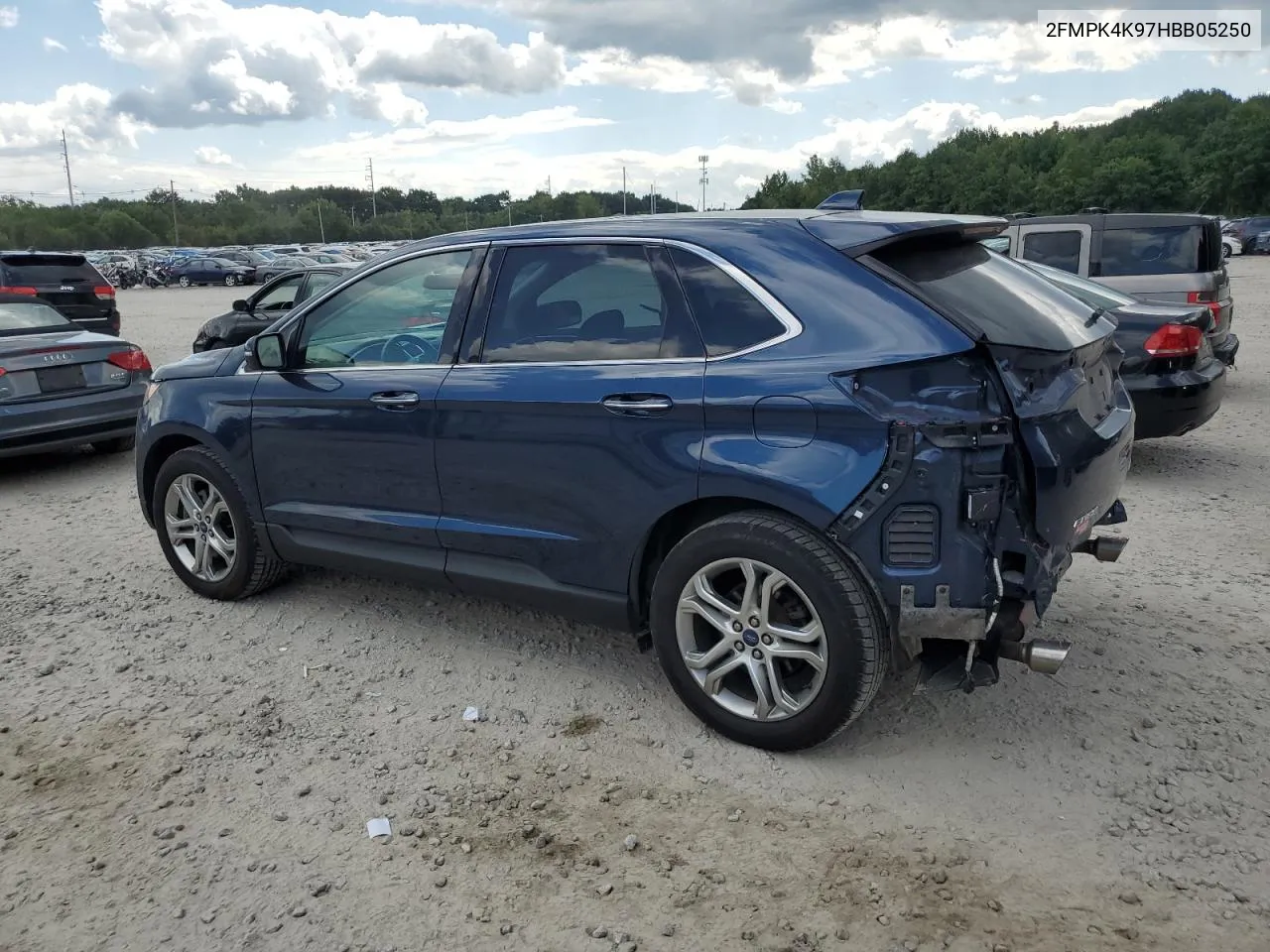 2017 Ford Edge Titanium VIN: 2FMPK4K97HBB05250 Lot: 69424744