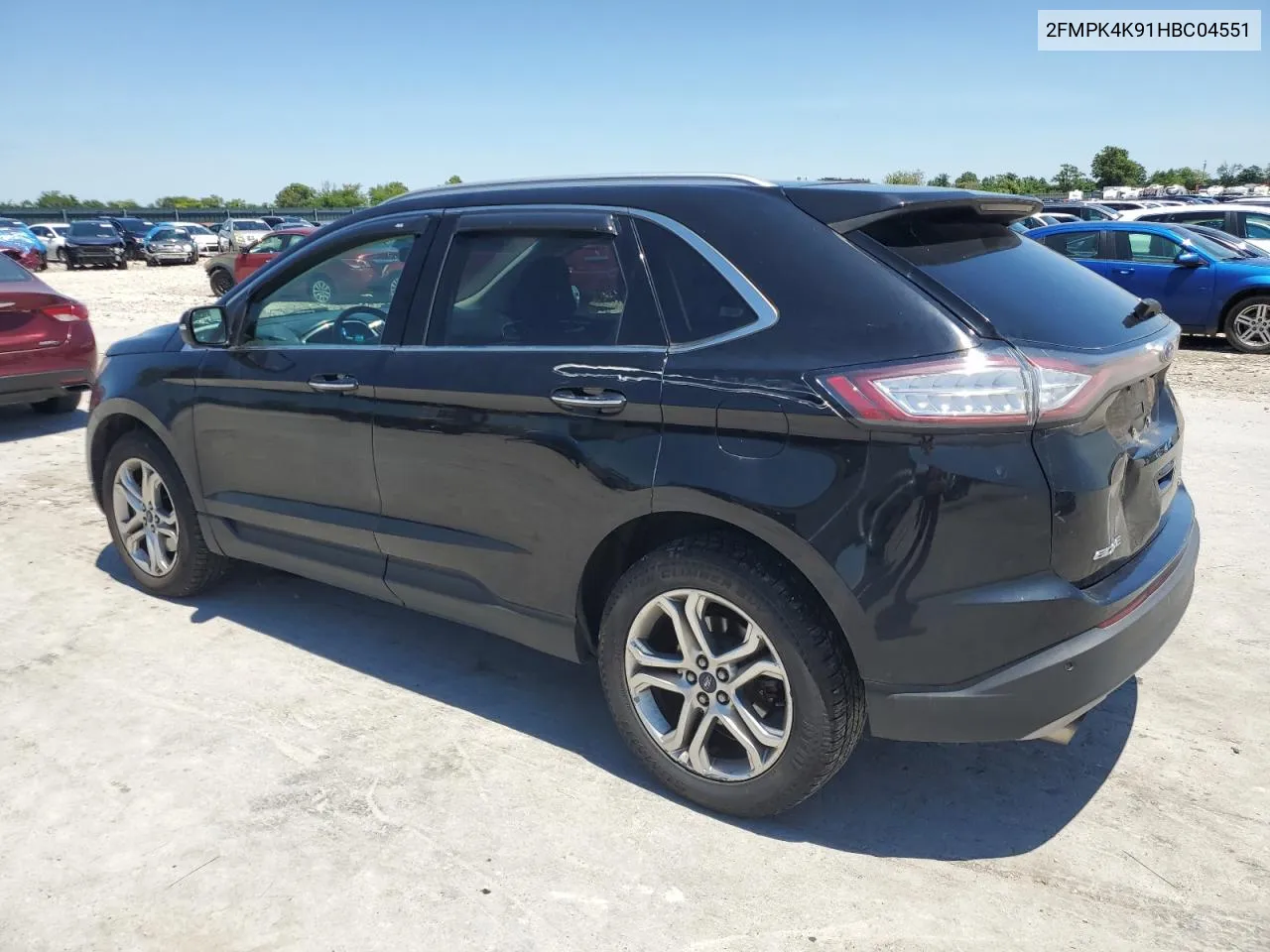 2017 Ford Edge Titanium VIN: 2FMPK4K91HBC04551 Lot: 69753354