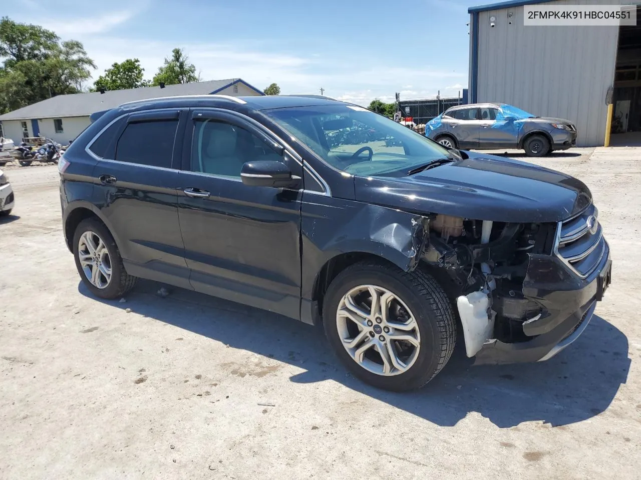 2017 Ford Edge Titanium VIN: 2FMPK4K91HBC04551 Lot: 69753354