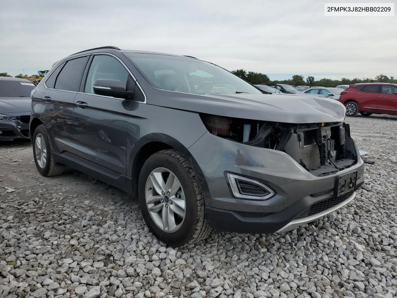 2017 Ford Edge Sel VIN: 2FMPK3J82HBB02209 Lot: 69874084