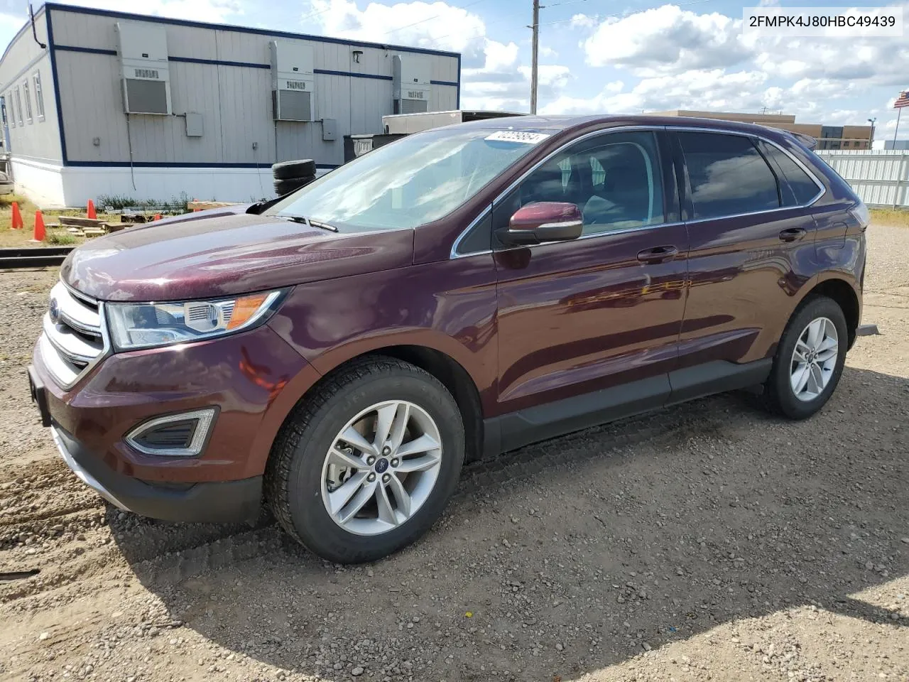 2017 Ford Edge Sel VIN: 2FMPK4J80HBC49439 Lot: 70229864