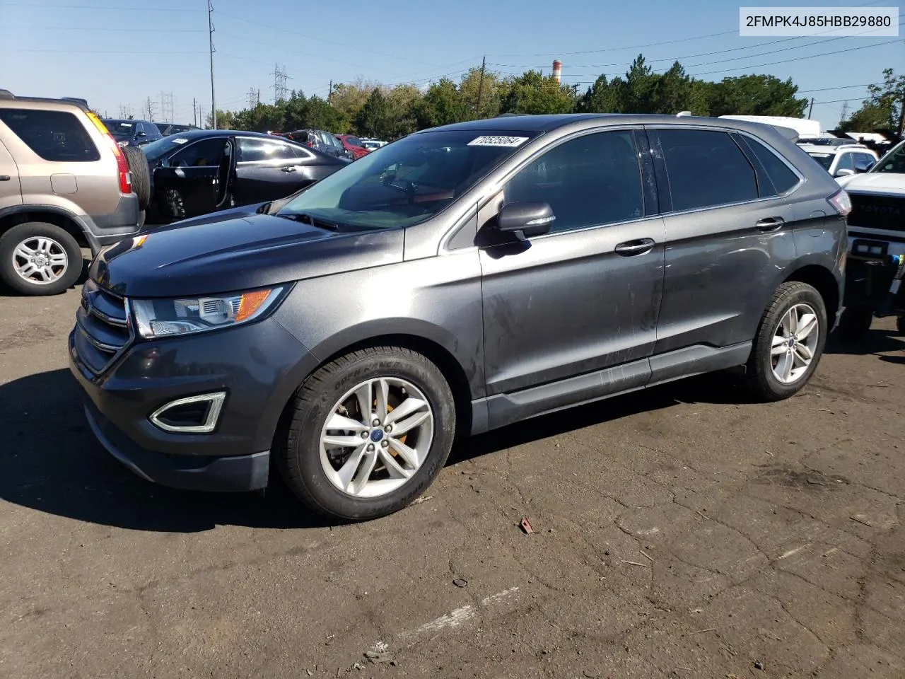 2017 Ford Edge Sel VIN: 2FMPK4J85HBB29880 Lot: 70525064