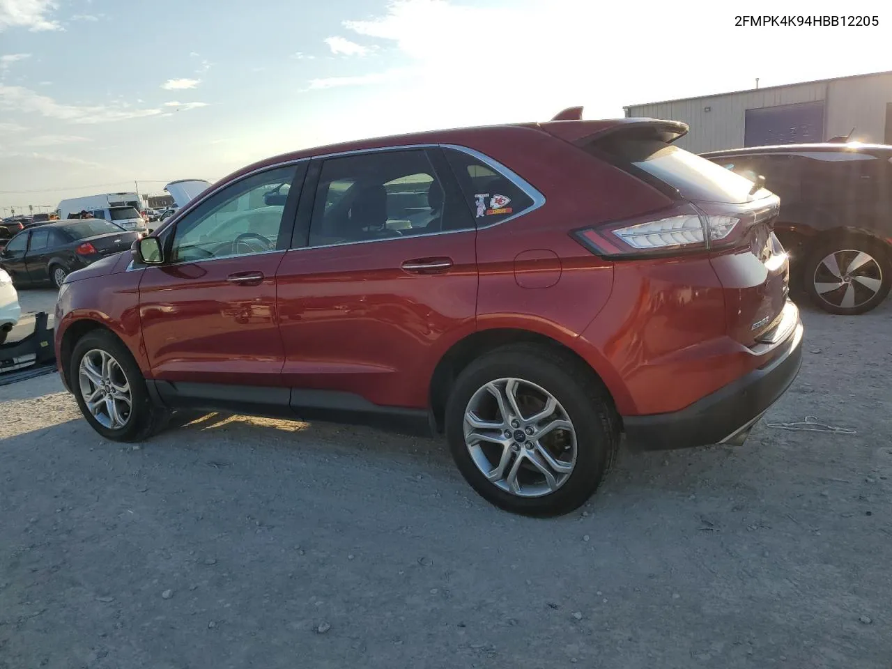 2017 Ford Edge Titanium VIN: 2FMPK4K94HBB12205 Lot: 70583824