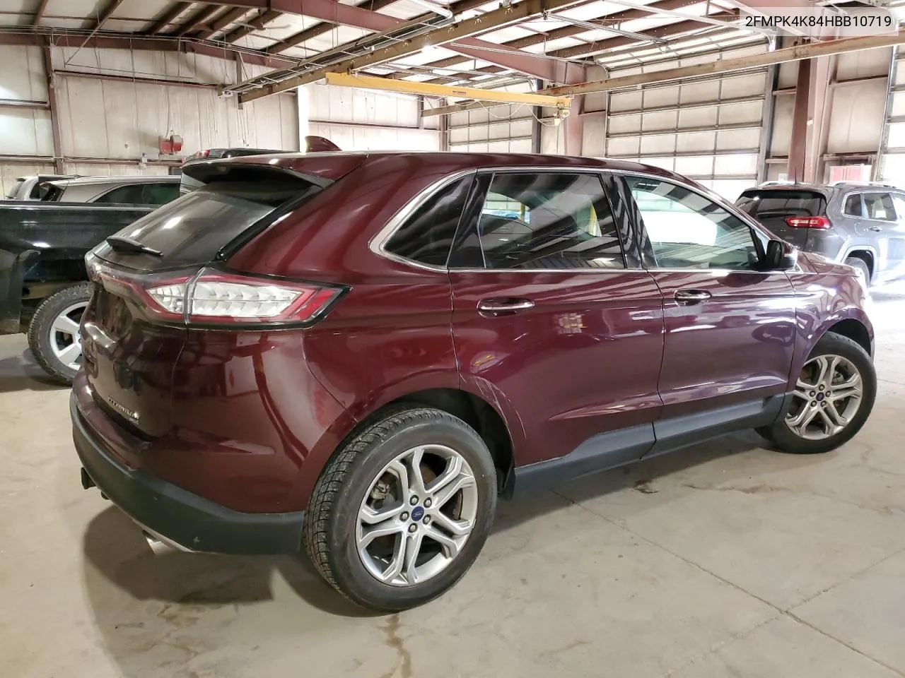 2017 Ford Edge Titanium VIN: 2FMPK4K84HBB10719 Lot: 71007574