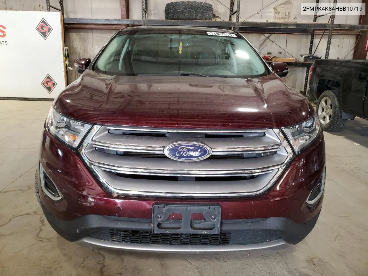 2017 Ford Edge Titanium VIN: 2FMPK4K84HBB10719 Lot: 71007574