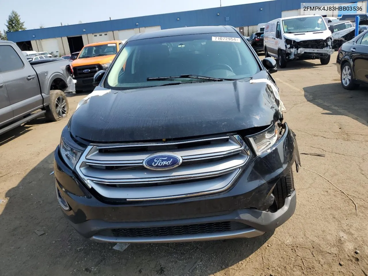 2017 Ford Edge Sel VIN: 2FMPK4J83HBB03536 Lot: 71072954