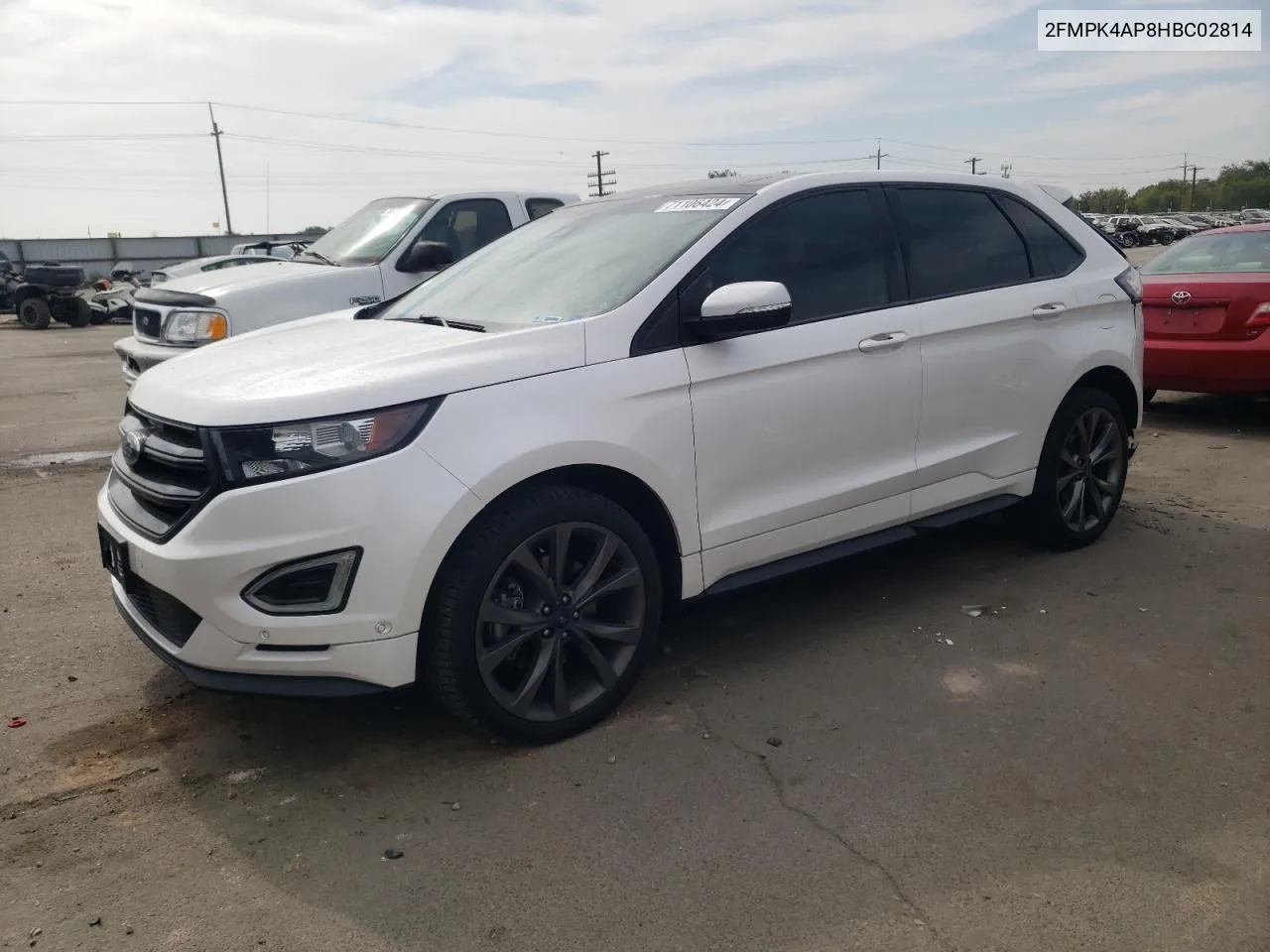 2017 Ford Edge Sport VIN: 2FMPK4AP8HBC02814 Lot: 71106424