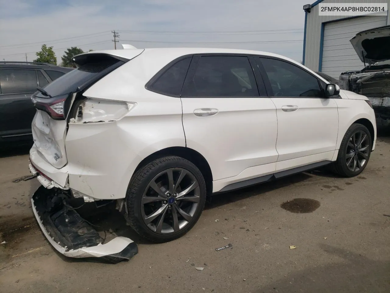 2017 Ford Edge Sport VIN: 2FMPK4AP8HBC02814 Lot: 71106424