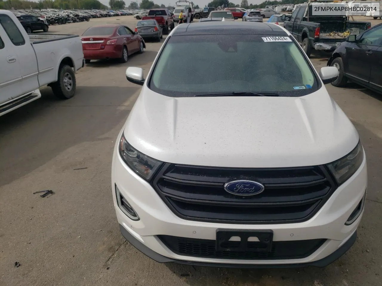 2017 Ford Edge Sport VIN: 2FMPK4AP8HBC02814 Lot: 71106424