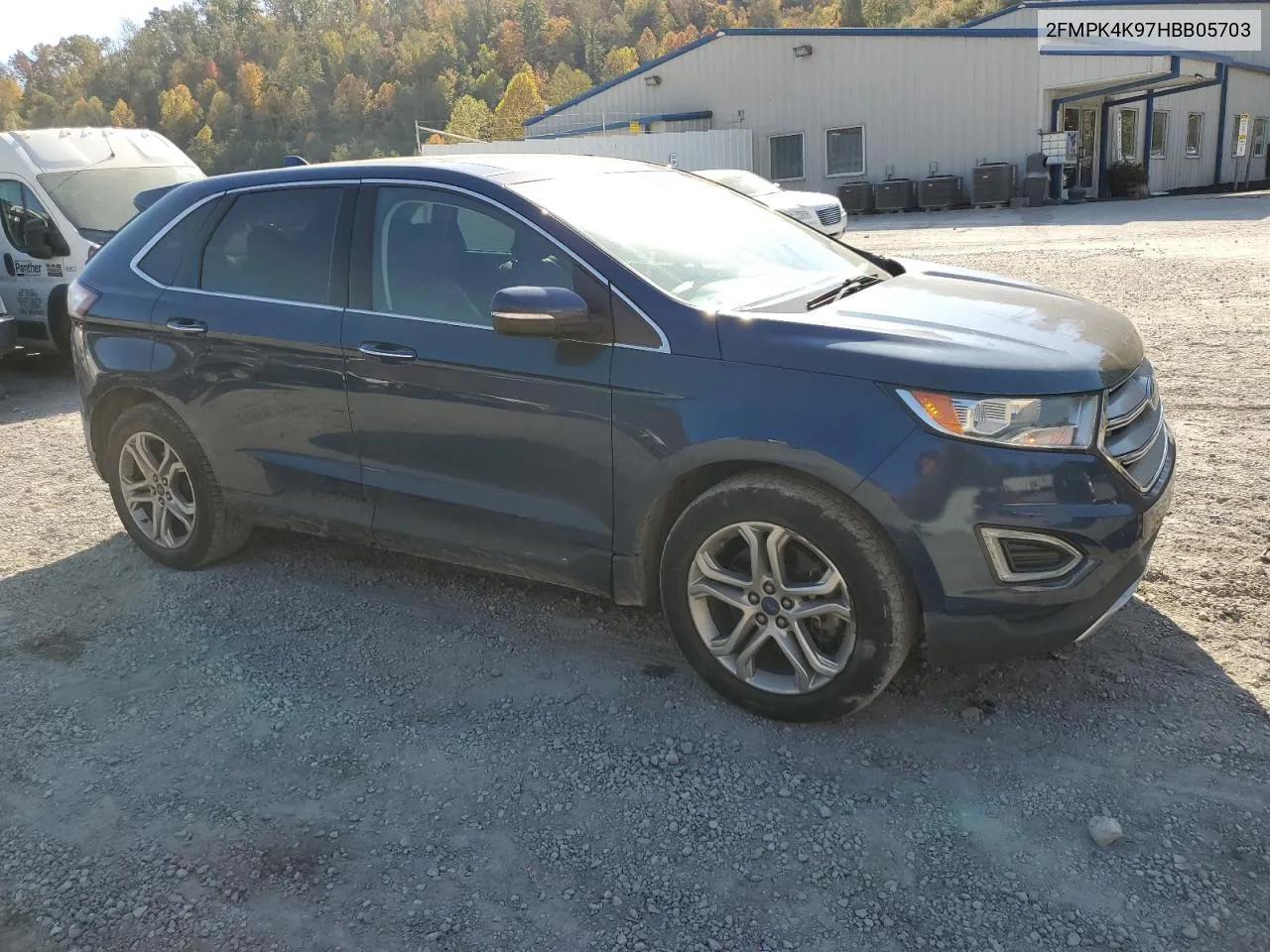 2017 Ford Edge Titanium VIN: 2FMPK4K97HBB05703 Lot: 71217294