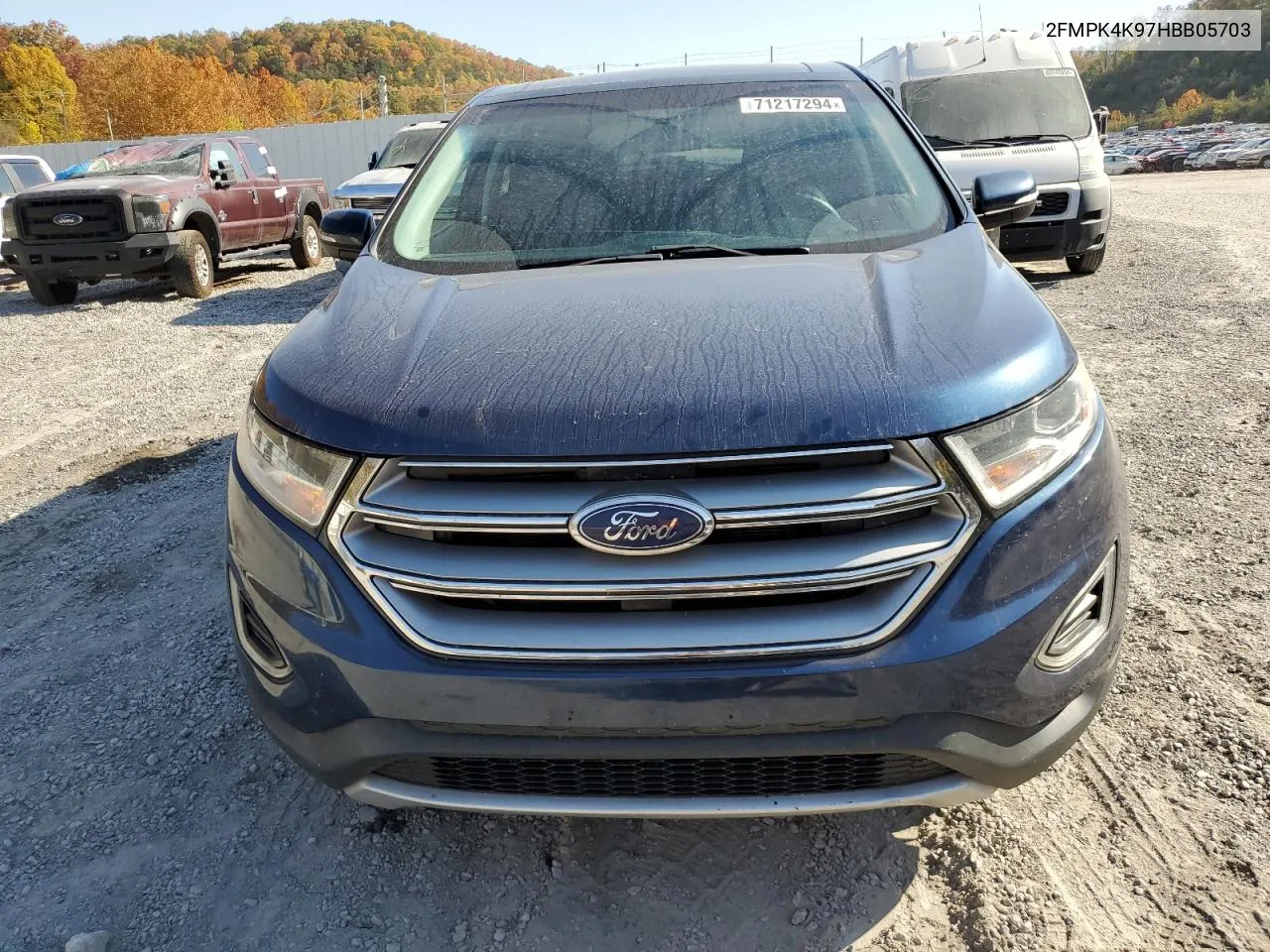 2017 Ford Edge Titanium VIN: 2FMPK4K97HBB05703 Lot: 71217294