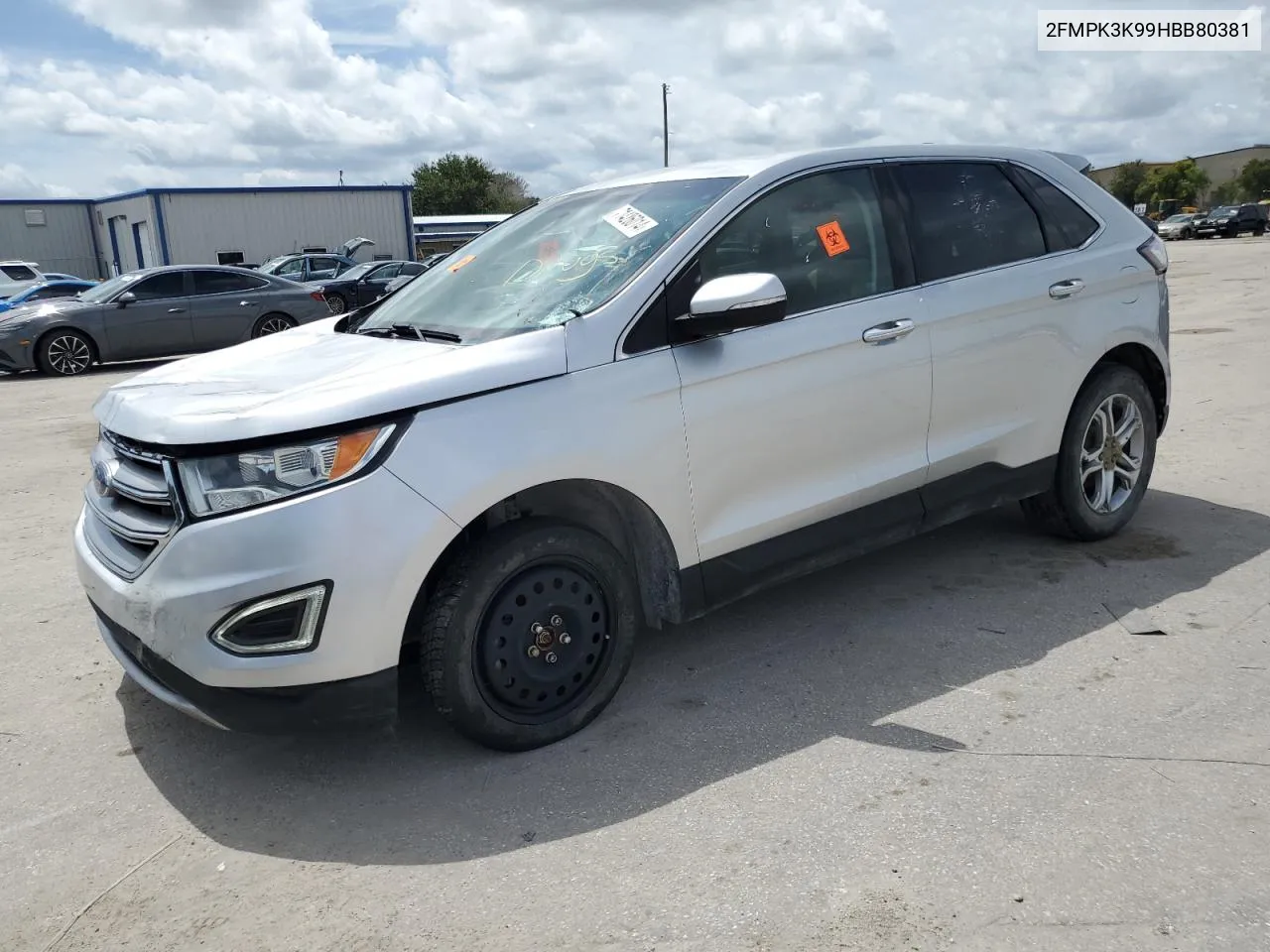 2FMPK3K99HBB80381 2017 Ford Edge Titanium