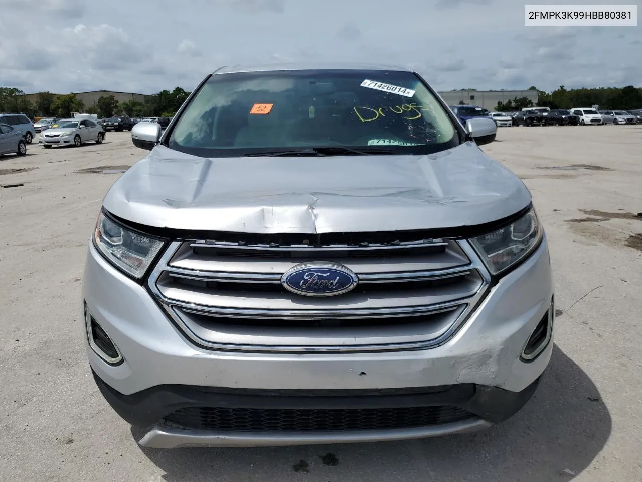 2FMPK3K99HBB80381 2017 Ford Edge Titanium