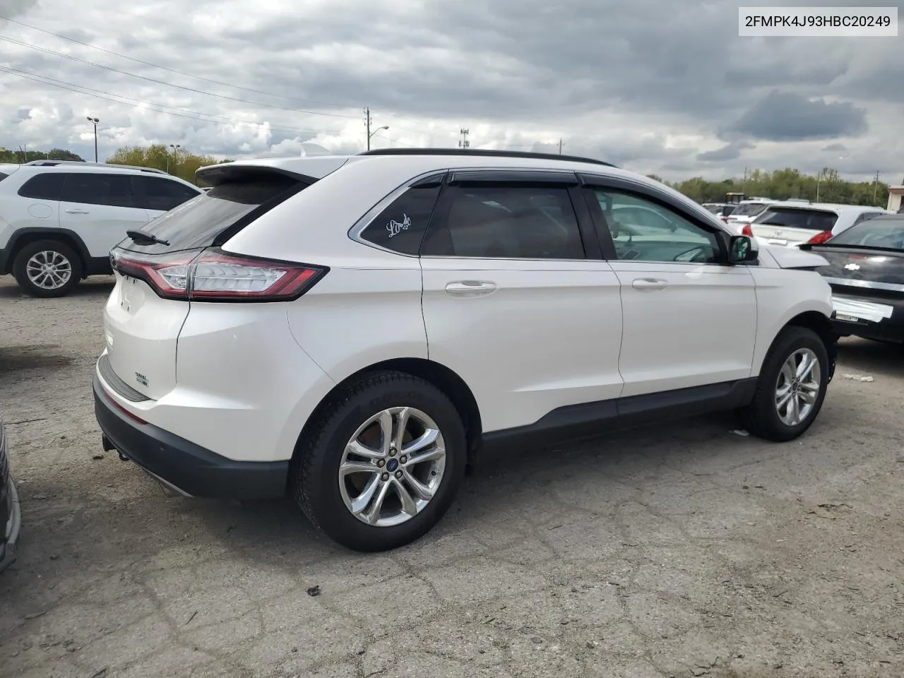 2017 Ford Edge Sel VIN: 2FMPK4J93HBC20249 Lot: 71489804