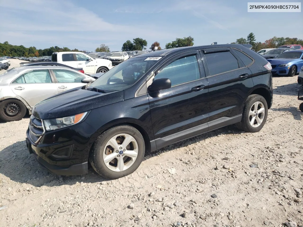 2017 Ford Edge Se VIN: 2FMPK4G90HBC57704 Lot: 71601094