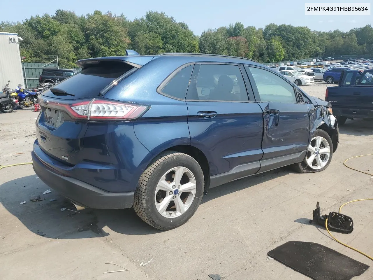 2017 Ford Edge Se VIN: 2FMPK4G91HBB95634 Lot: 71640864