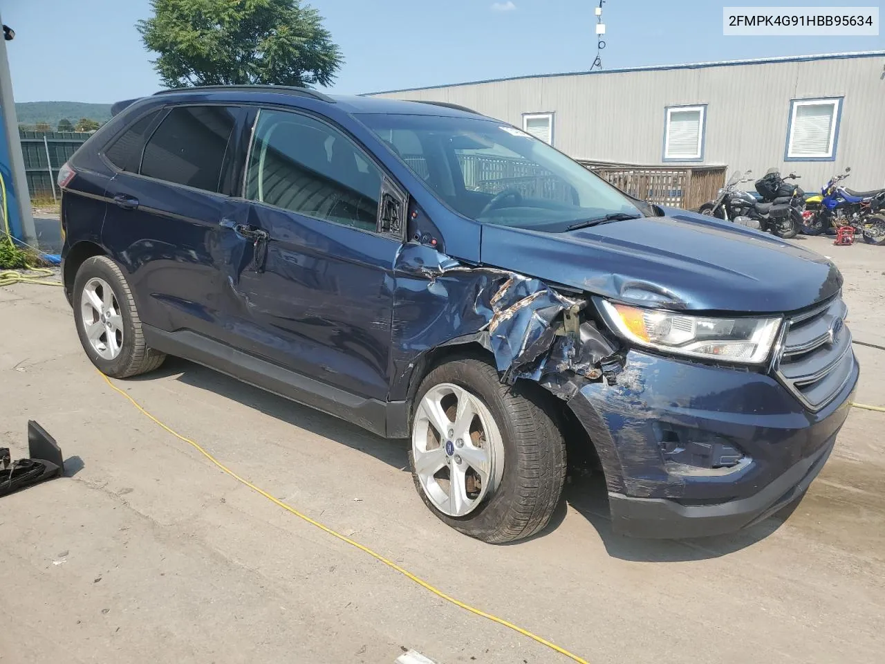 2017 Ford Edge Se VIN: 2FMPK4G91HBB95634 Lot: 71640864