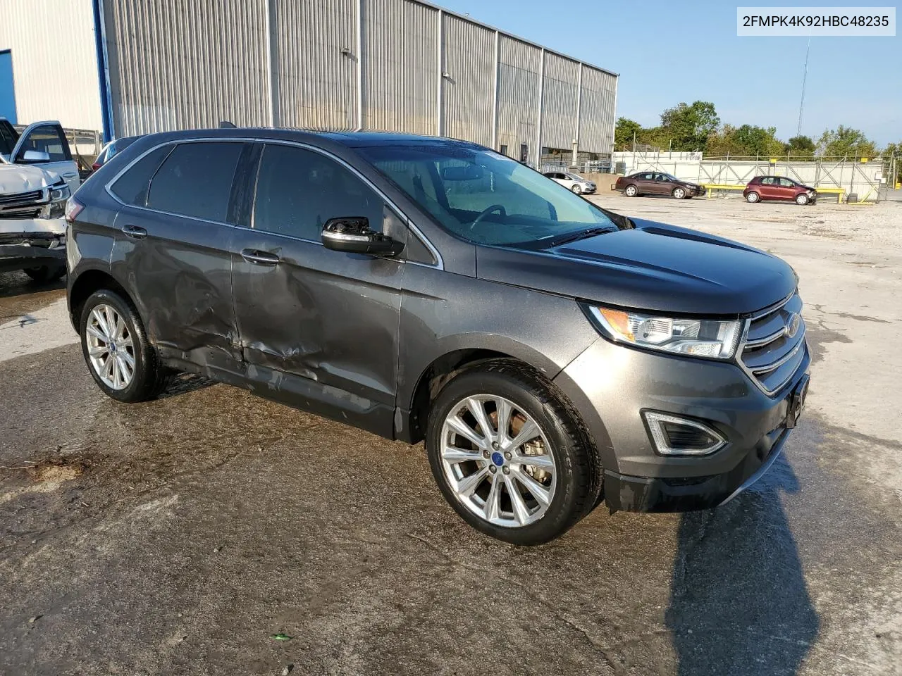 2017 Ford Edge Titanium VIN: 2FMPK4K92HBC48235 Lot: 71658174