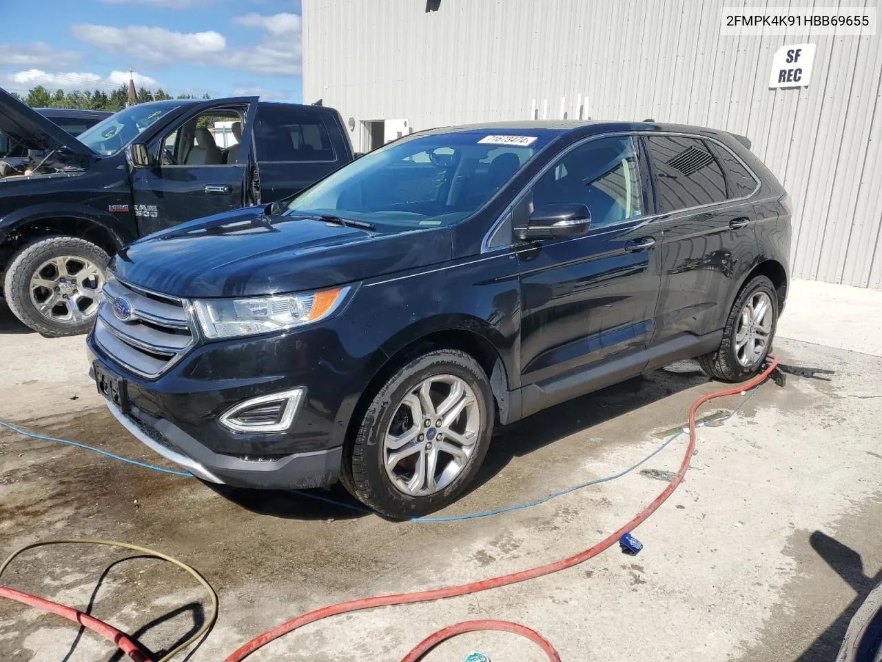 2017 Ford Edge Titanium VIN: 2FMPK4K91HBB69655 Lot: 71673474