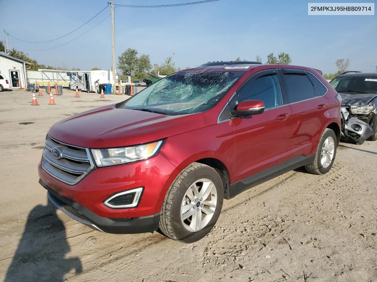 2017 Ford Edge Sel VIN: 2FMPK3J95HBB09714 Lot: 71837644