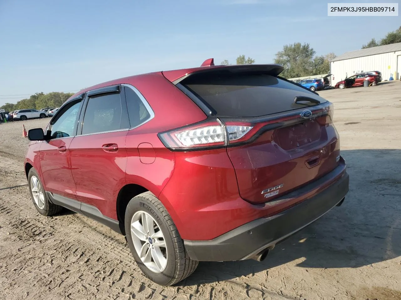 2017 Ford Edge Sel VIN: 2FMPK3J95HBB09714 Lot: 71837644