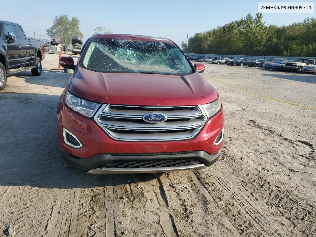 2017 Ford Edge Sel VIN: 2FMPK3J95HBB09714 Lot: 71837644