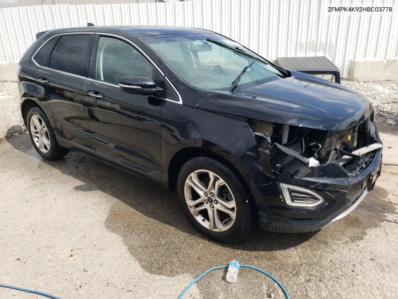 2017 Ford Edge Titanium VIN: 2FMPK4K92HBC03778 Lot: 72472014