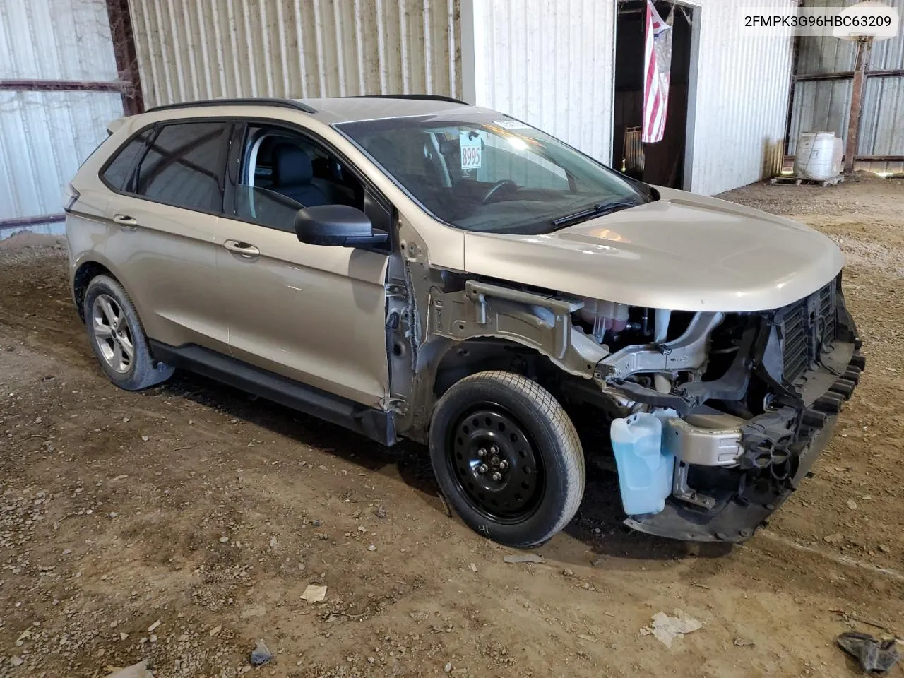 2017 Ford Edge Se VIN: 2FMPK3G96HBC63209 Lot: 72541774