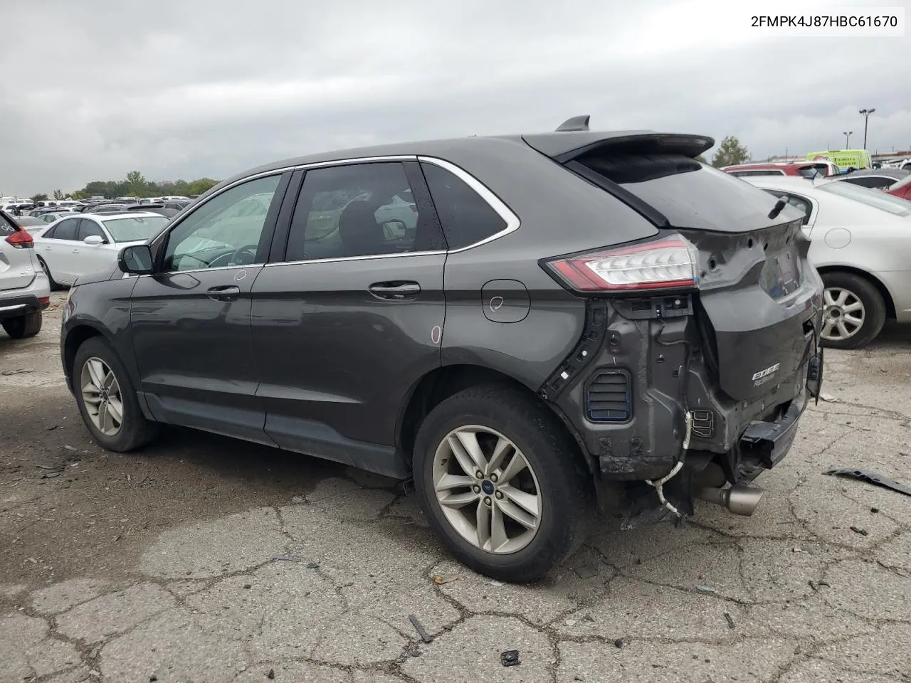 2017 Ford Edge Sel VIN: 2FMPK4J87HBC61670 Lot: 72584174