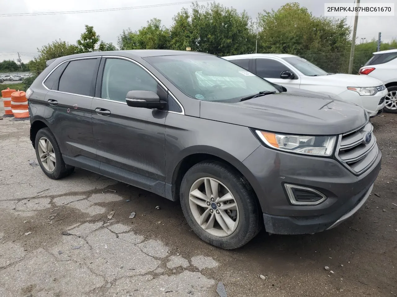 2017 Ford Edge Sel VIN: 2FMPK4J87HBC61670 Lot: 72584174