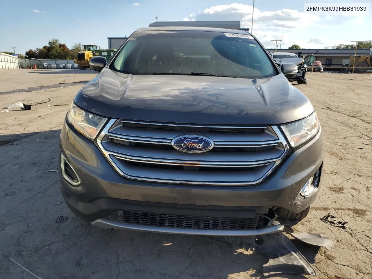 2017 Ford Edge Titanium VIN: 2FMPK3K99HBB31939 Lot: 72620034