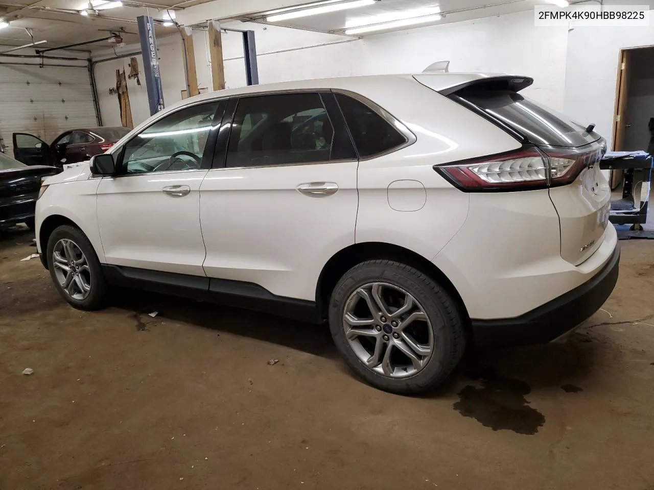 2017 Ford Edge Titanium VIN: 2FMPK4K90HBB98225 Lot: 72704484