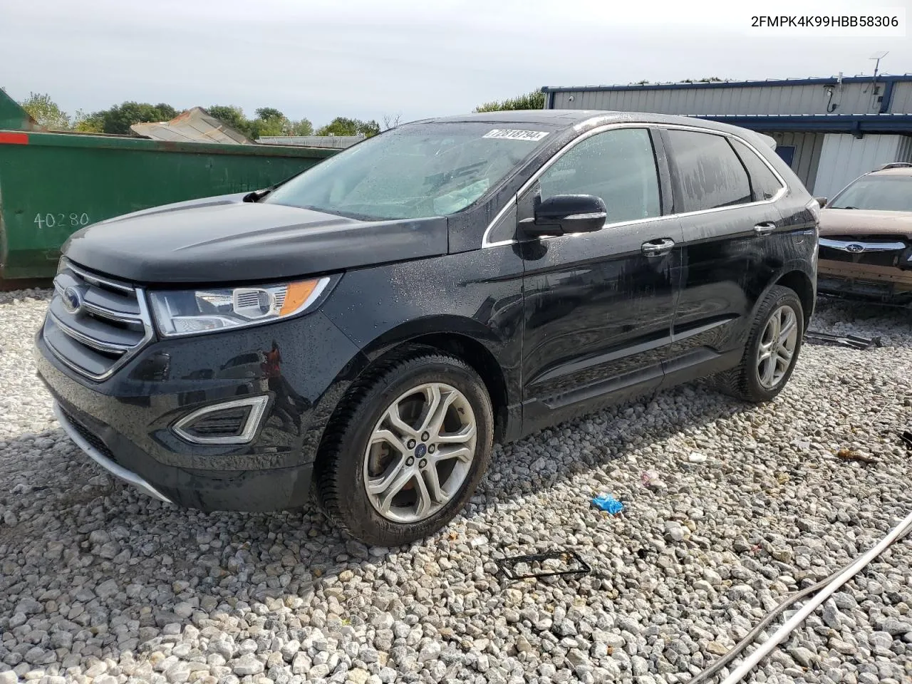 2017 Ford Edge Titanium VIN: 2FMPK4K99HBB58306 Lot: 72818794