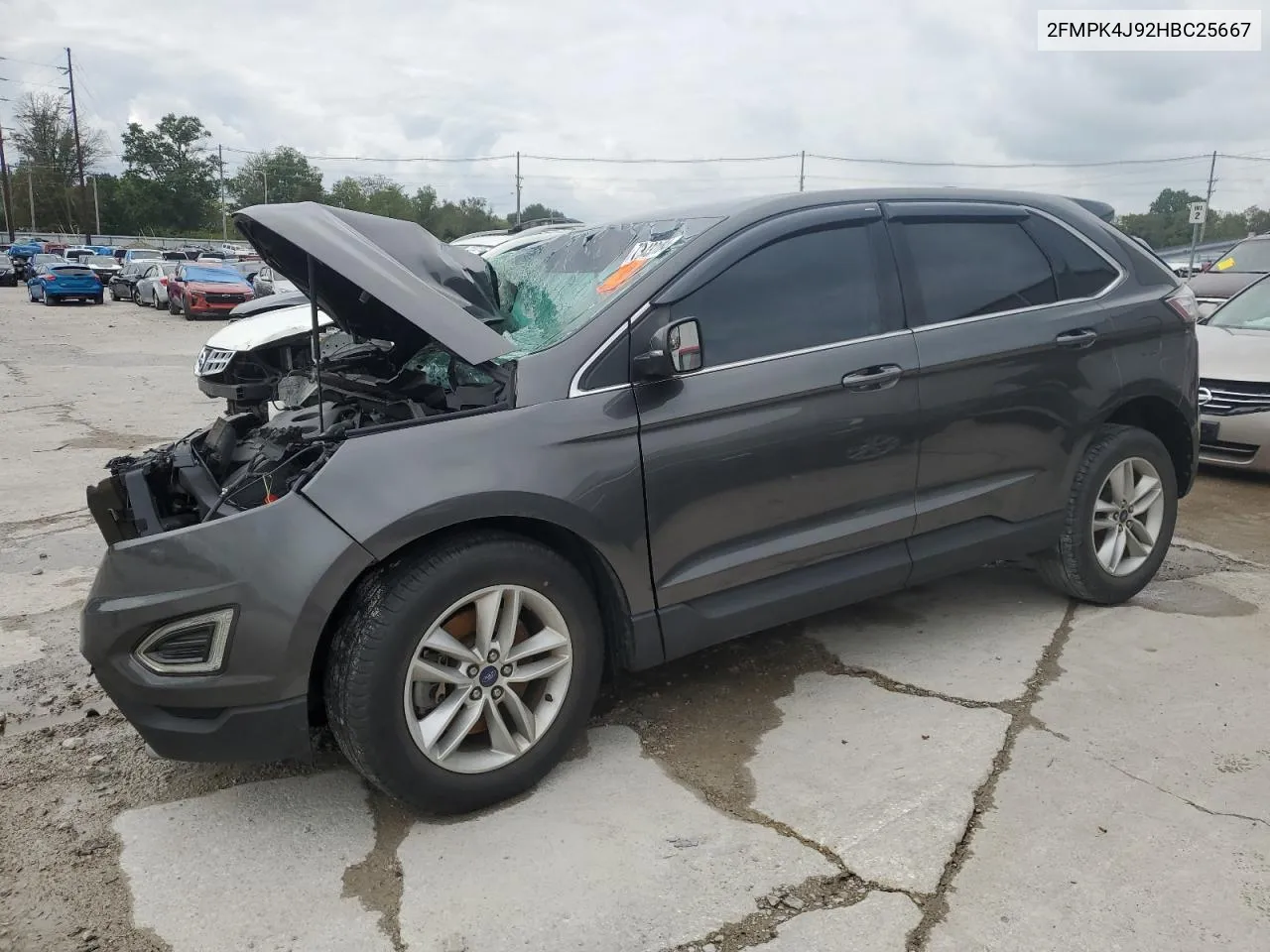 2017 Ford Edge Sel VIN: 2FMPK4J92HBC25667 Lot: 73433184